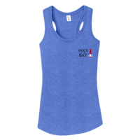 Women's Perfect Tri Racerback Tank - Royal Frost - Dock of the Bay